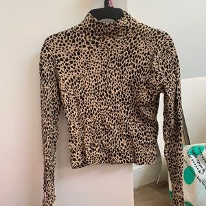 NWT Brandy Melville Mock Neck Tight Fit Top